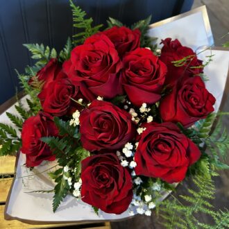 Wrapped Rose Bouquet